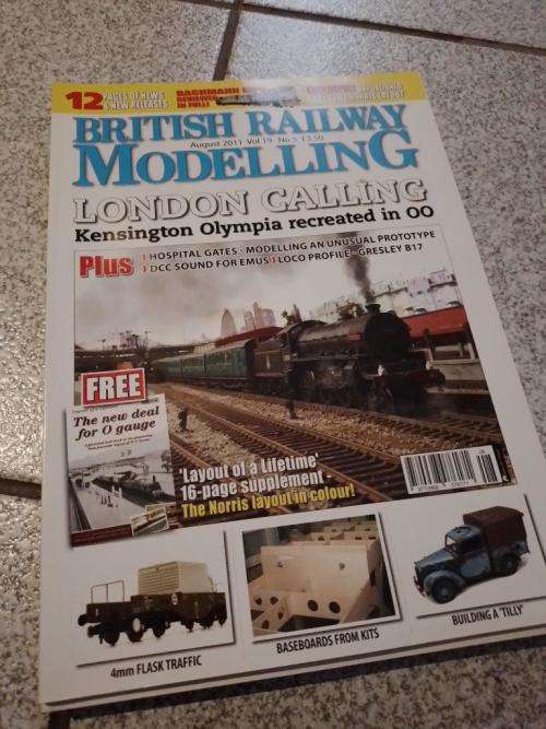 Job Lot of 11 British Railway Modelling Magazines 2011 January to November