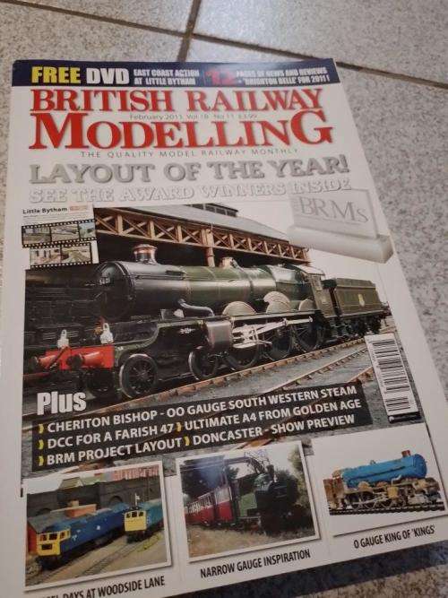 Job Lot of 11 British Railway Modelling Magazines 2011 January to November