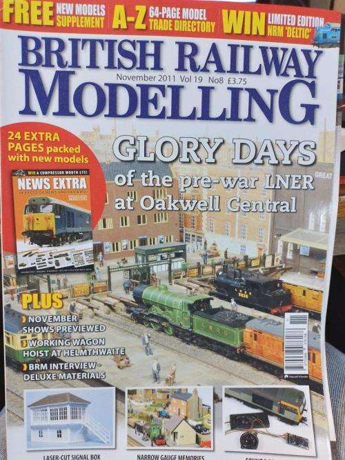 Job Lot of 11 British Railway Modelling Magazines 2011 January to November