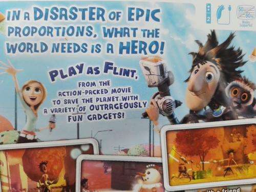 Wii - Cloudy with a chance of Meat Balls