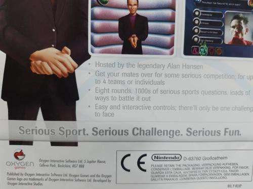 Wii - Alan Hansen`s  Sports Challenge