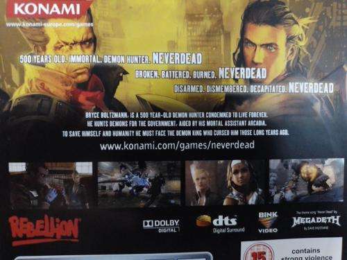 PS3 - Never Dead
