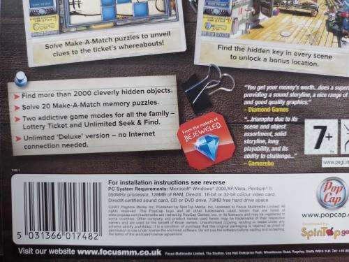 PC - Mystery P.I. - The Lottery Ticket - Hidden Object Game