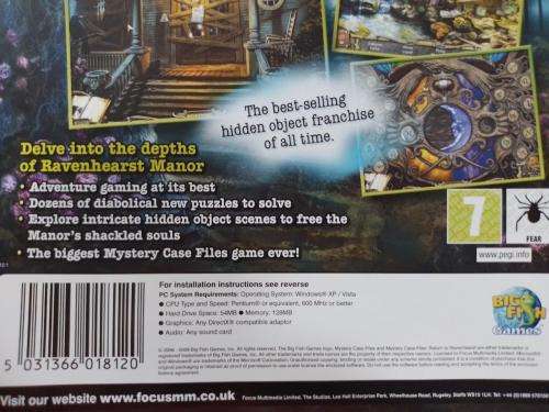 PC - Mystery Case Files Return to Ravenhearst - Hidden Object Game