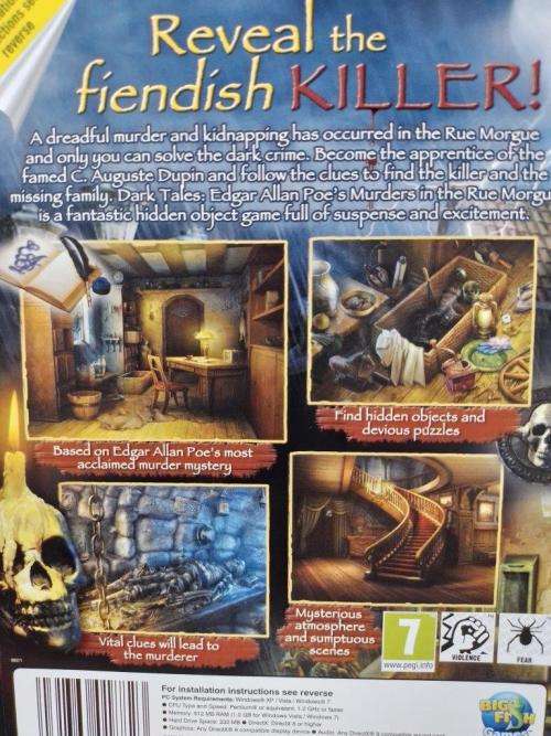 PC - Dark Tales Edgar Allan Poe`s Murder in the Rue Morgue - Hidden Object Adventure
