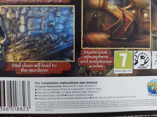 PC - Dark Tales Edgar Allan Poe`s Murder in the Rue Morgue - Hidden Object Adventure