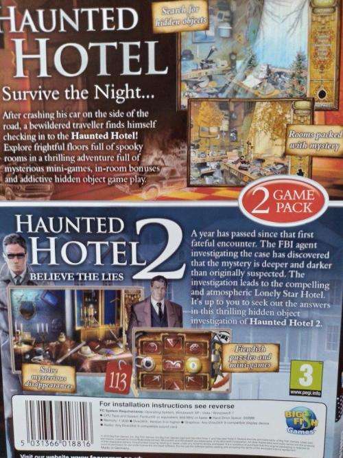 PC - The Hidden Mystery Collectives - Haunted Hotel 1 & 2 - Hidden Object Game