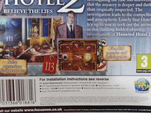 PC - The Hidden Mystery Collectives - Haunted Hotel 1 & 2 - Hidden Object Game