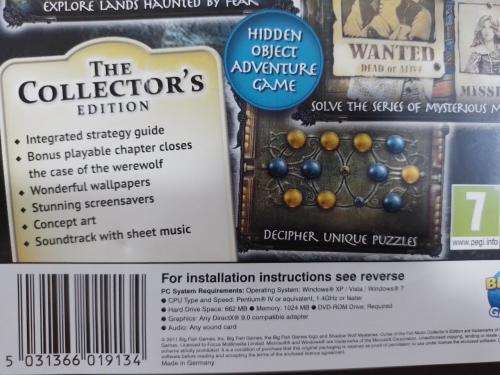PC - Shadow Wolf Mysteries Curse of the Full Moon  - Hidden Object Game