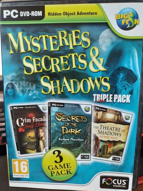 PC - Mysteries Secrets & Shadows Triple Pack  - Hidden Object Game