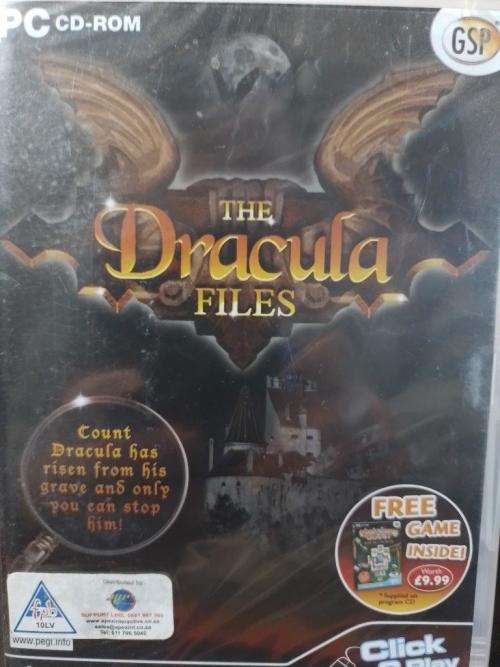 PC - The Dracula Files  - Hidden Object Game (New Sealed)