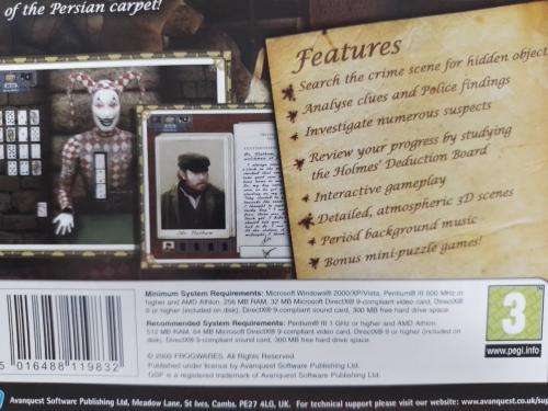 PC - The Mystery of the Persian Carpet  - Hidden Object Game
