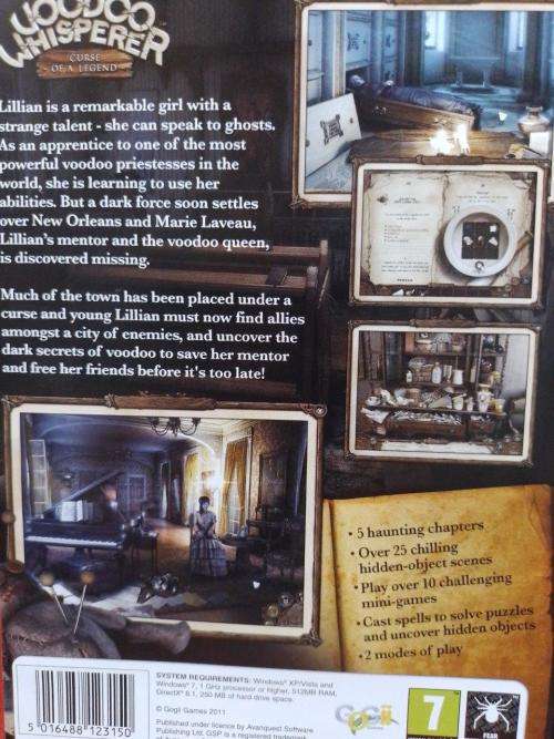PC - Voodoo Whisper Curse of a Legend - Hidden Object Game