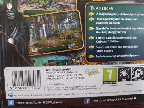 PC - Fairy Tale Mysteries The Beanstalk - Hidden Object Game