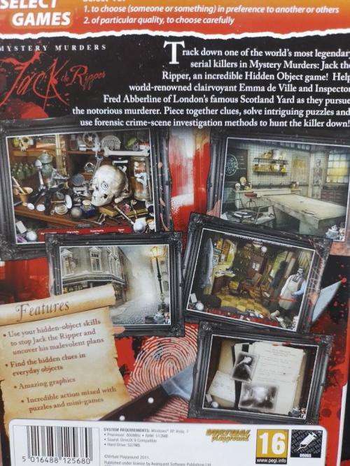 PC - Mystery Murders Jack The Ripper - Hidden Object Game