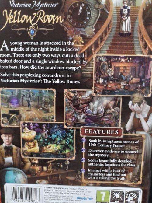 PC - Victorian Mysteries Yellow Room - Hidden Object Game