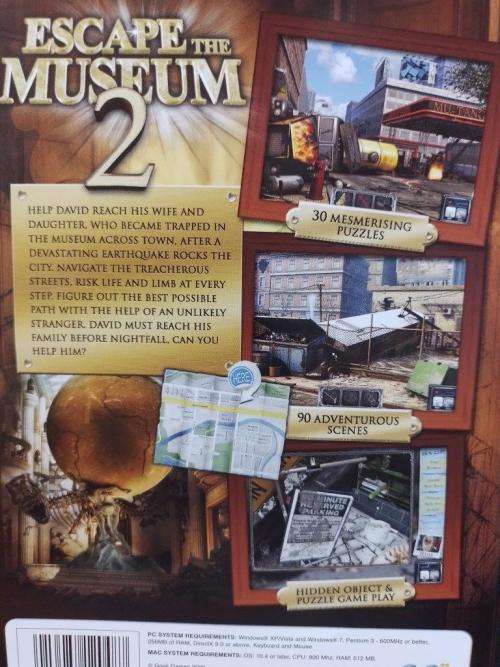 PC - Escape The Museum 2 - Hidden Object Game