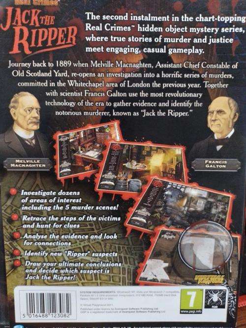 PC - Real Crimes Jack The Ripper - Hidden Object Game