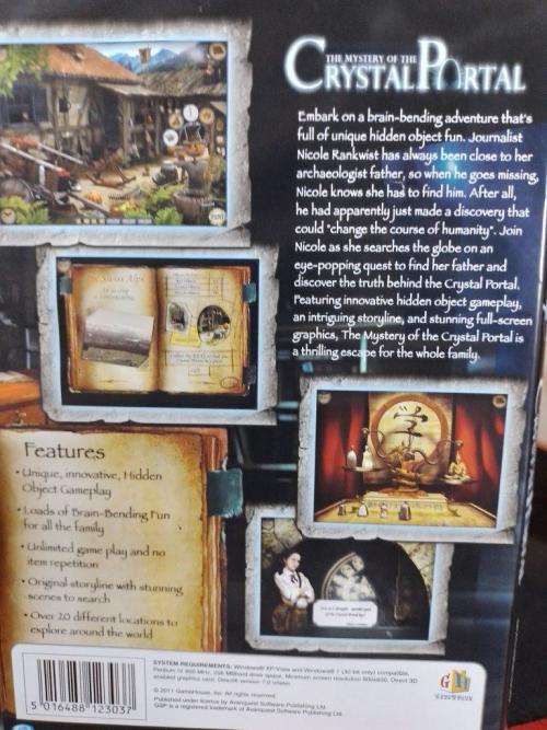 PC - The Mystery of the Crystal Portal - Hidden Object Game