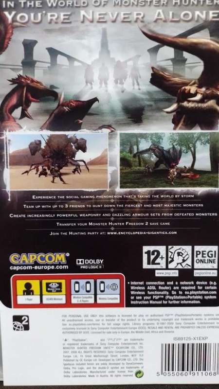 PSP - Monster Hunter Freedom Unite