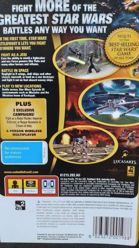 PSP - Star Wars Battlefront II