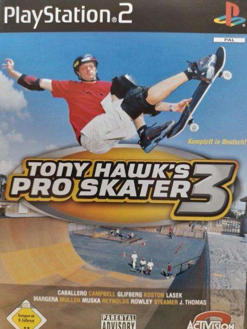 PS2 - Tony Hawk`s Pro Skater 3 (German Release)