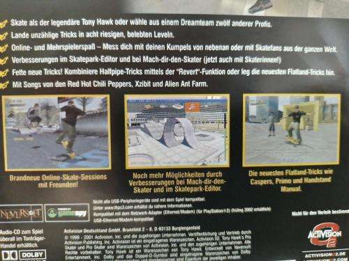 PS2 - Tony Hawk`s Pro Skater 3 (German Release)
