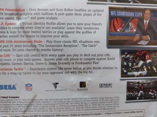 PS2 - ESPN NFL 2K5