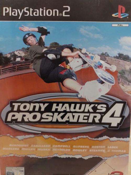 PS2 - Tony Hawk`s Pro Skater 4