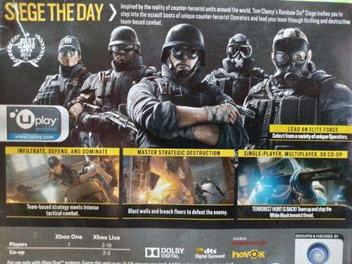 Xbox ONE - Tom Clancy`s Rainbow Six Siege