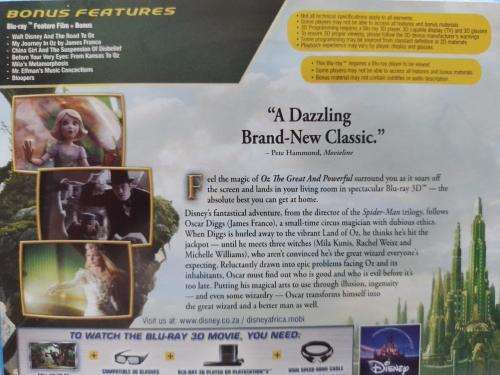 Blu-ray3D - OZ The Great and Powerful 3D Edition + Blu-Ray