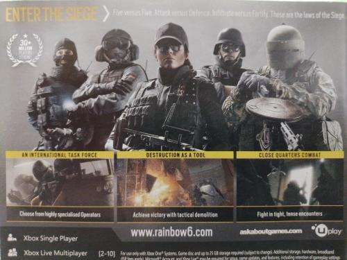 Xbox ONE - Tom Clancy`s Rainbow Six Siege - Standard Edition