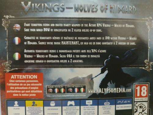 PS4 - Vikings Wolves of Midgard