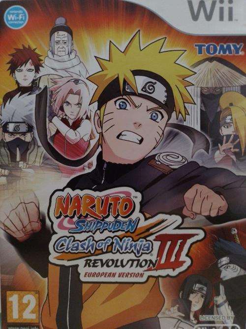 Wii - Naruto Clash of Ninja 3 Revolution European Version