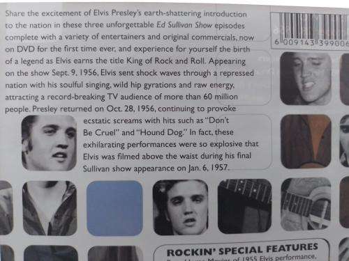 DVD - Elvis The Ed Sullivan Shows (3 DVD`s)