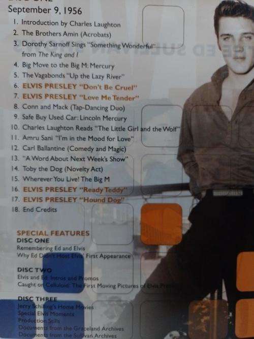 DVD - Elvis The Ed Sullivan Shows (3 DVD`s)
