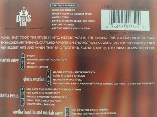 DVD - VH1 Divas Live