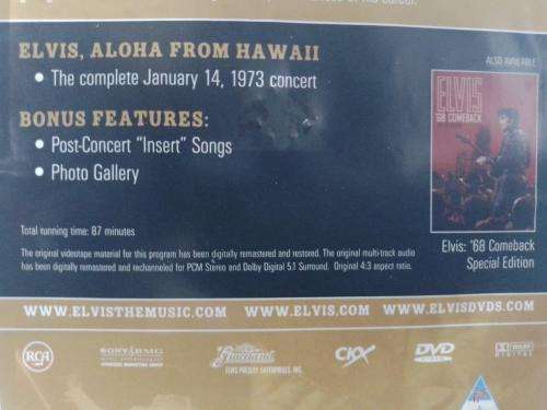 DVD - Elvis Aloha from Hawaii