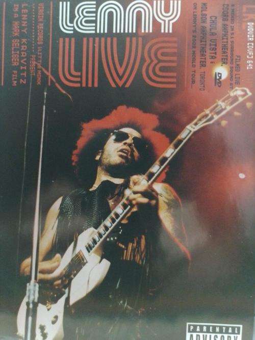 DVD - Lenny Kravitz - Lenny Live
