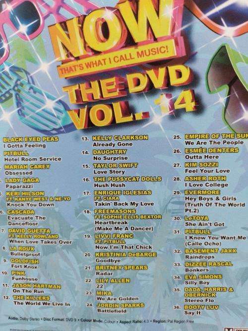 DVD - NOW That`s What I Call Music! The DVD Vol.14