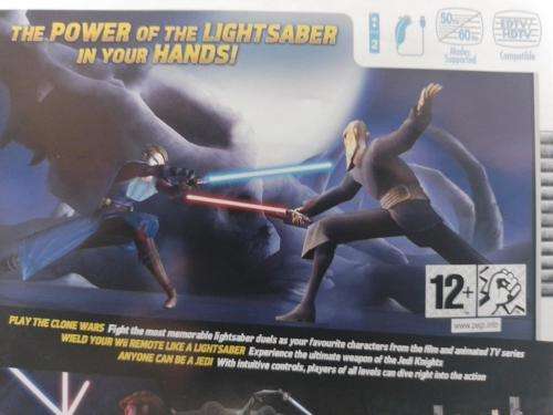 Wii - Star Wars The Clone Wars Light Saber Duels