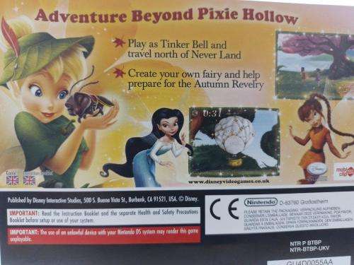 Nintendo DS - Disney Tinker Bell and the Lost Treasure