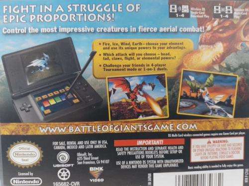 Nintendo DS - Battle of Giants Dragons
