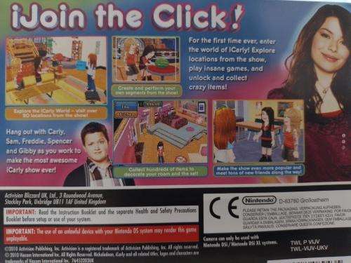 Nintendo DS - Nickelodean ICarly 2 I Joing the Click