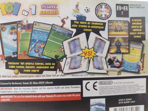 Nintendo DS - 101 in 1 Sports Megamix