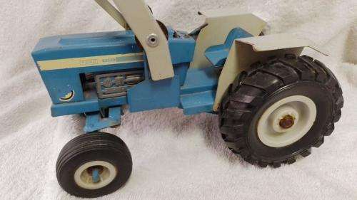 Vintage Strike Toys Tin Plate Ford Tractor Circa 1970`s