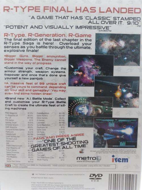 PS2 - R-Type Final
