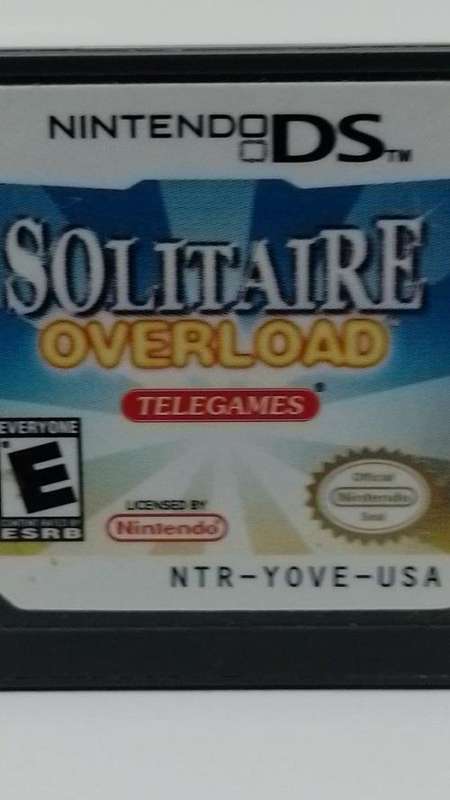 Nintendo DS Lite White (Boxed) , c/w Stylus, Charger + Solitare Cartridge