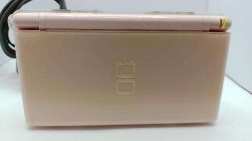 Nintendo DS Lite Pink, c/w Stylus, Charger + Imagine Figure skater cartridge.