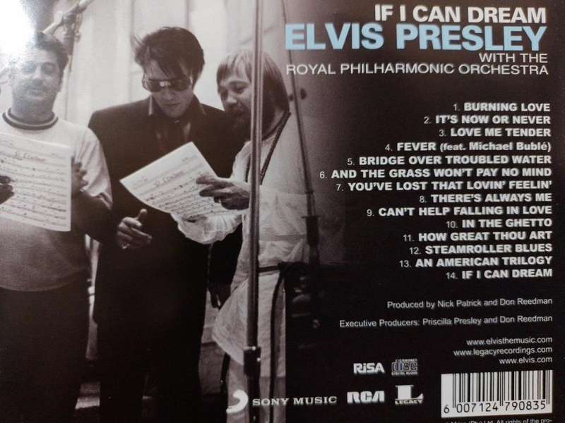 CD - Elvis Presley with the Royal Philharmonic Orchestra - If I Can Dream CDRCA7473
